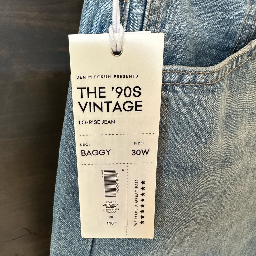 Denim Forum Blue Relaxed Jeans Vintage-Inspired - Picture 4 of 6